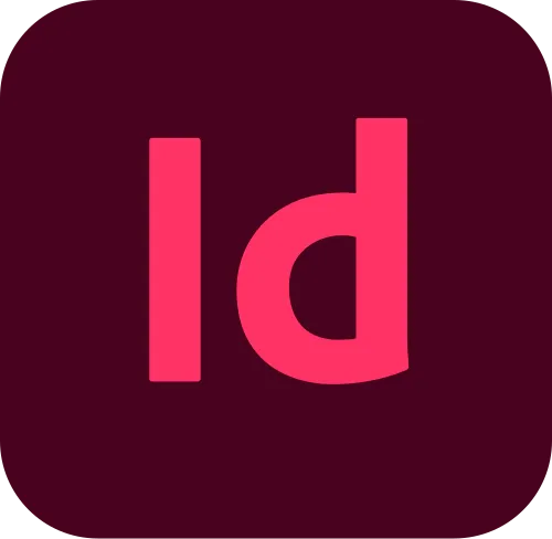 Adobe InDesign Software Logo - Layout und Printdesign